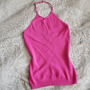 Sexy knit halter top